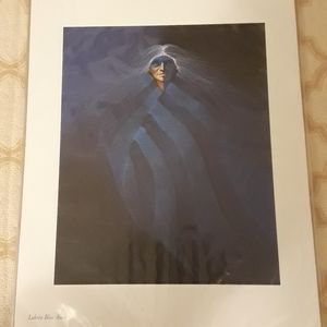 Lakota blue aura print